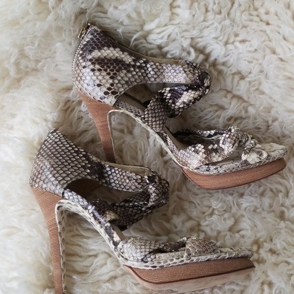 Alexandre Birman Shoes - ALEXANDRE BIRMAN PYTHON PUMPS SIZE 9.5